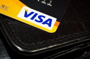 fragment karty kredytowej VISA